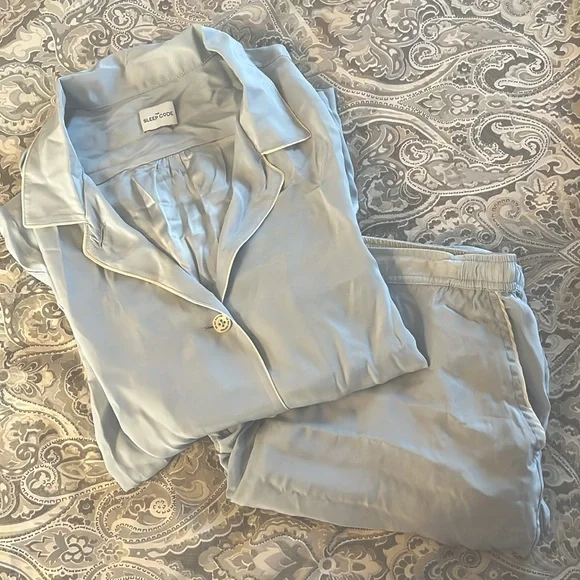 The Sleep Code silk pj set - Picture 1 of 4